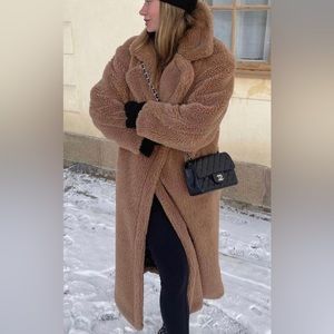NWT PERNILLE ULTRA TEDDY BEAR COAT SIMILAR MAX MARA